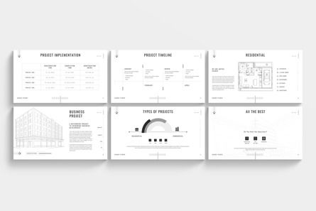 Architecture Portfolio Presentation Template, Deslizar 4, 10836, Negócios — PoweredTemplate.com