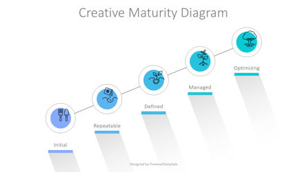 Creative Maturity Diagram for Presentations, Deslizar 2, 10839, Modelos de Negócio — PoweredTemplate.com
