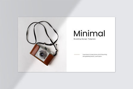 Minimal Presentation Template, Slide 2, 10845, Business — PoweredTemplate.com