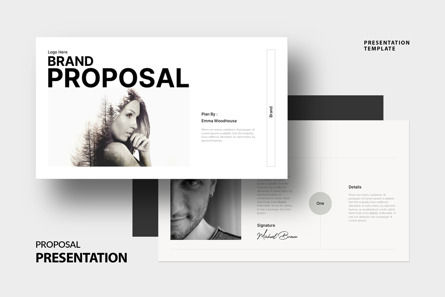 Brand Proposal Presentation, Deslizar 6, 10846, Negócios — PoweredTemplate.com