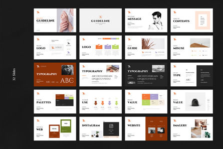 Brand Guideline Presentation, Diapositiva 10, 10847, Negocios — PoweredTemplate.com