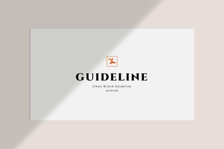 Brand Guideline Presentation, 슬라이드 2, 10847, 비즈니스 — PoweredTemplate.com