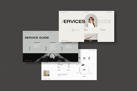 Services Guide Template, Diapositive 5, 10857, Business — PoweredTemplate.com