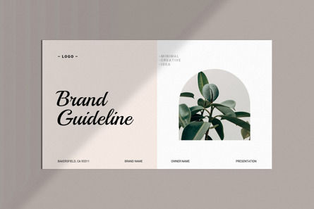 Brand Guideline Template, Slide 6, 10864, Bisnis — PoweredTemplate.com