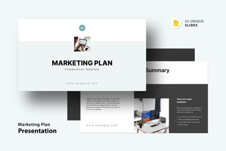 Marketing Plan Presentation, 10866, Business — PoweredTemplate.com