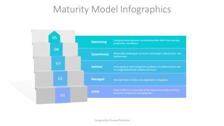 Volumetric Maturity Model Infographics, Slide 2, 10868, 3D — PoweredTemplate.com