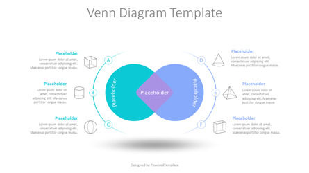 2-Set Venn Diagram for Presentations, Slide 2, 10875, Business Models — PoweredTemplate.com