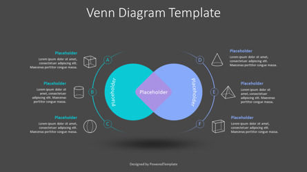 2-Set Venn Diagram for Presentations, Slide 3, 10875, Business Models — PoweredTemplate.com