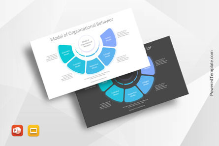 5 Models of Organizational Behavior, Gratis Tema Google Slides, 10879, Model Bisnis — PoweredTemplate.com