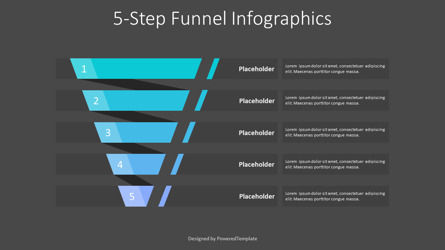 5-Step Funnel Infographics, Slide 3, 10880, Modelli di lavoro — PoweredTemplate.com