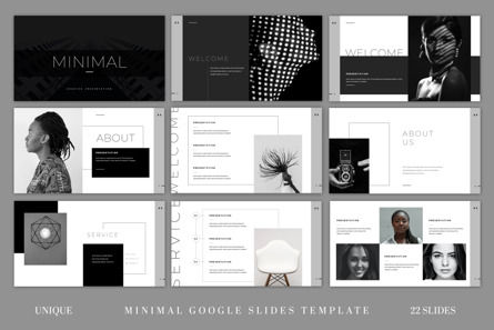 Minimal Google Slides Template, Folie 2, 10882, Business — PoweredTemplate.com