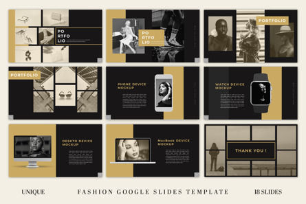 Fashion Google Slides Presentation Template, Folie 3, 10885, Art & Entertainment — PoweredTemplate.com